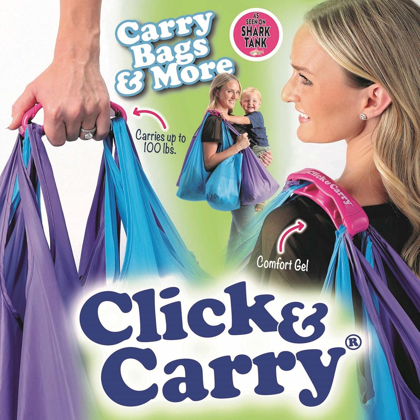 Click & Carry Grocery Bag Carrier