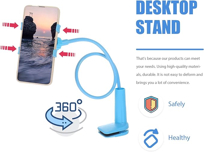 360ยฐ Rotatable Mobile Phone Holder with Flexible Stand
