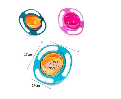360Âș DEGREE SPILL RESISTANT MAGIC GYRO BOWL WITH LID FOR TODDLERS