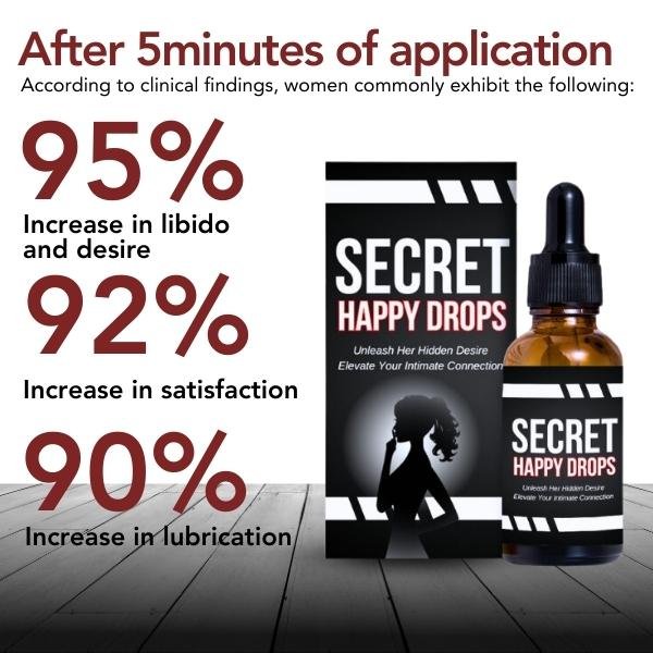 Secret Happy Drops ✅Clinically proven ✅Cruelty-free ✅Long-lasting results ✅ 100% natural ingredients