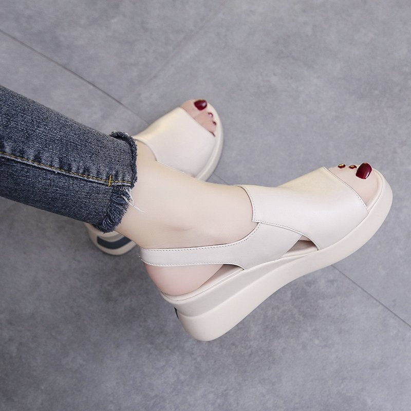 Thick Bottom Slope Heel Sandals Women’s