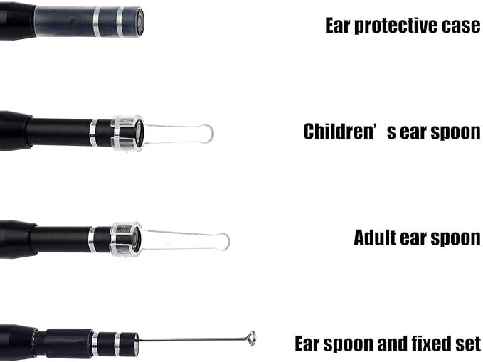 HD Video otoscope【360°Wide Angle & 1296P FHD Video Image