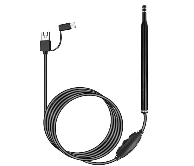 HD Video otoscope【360°Wide Angle & 1296P FHD Video Image